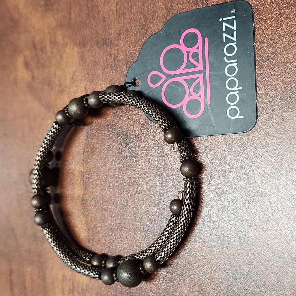 Paparazzi Copper Coil Bracelet
